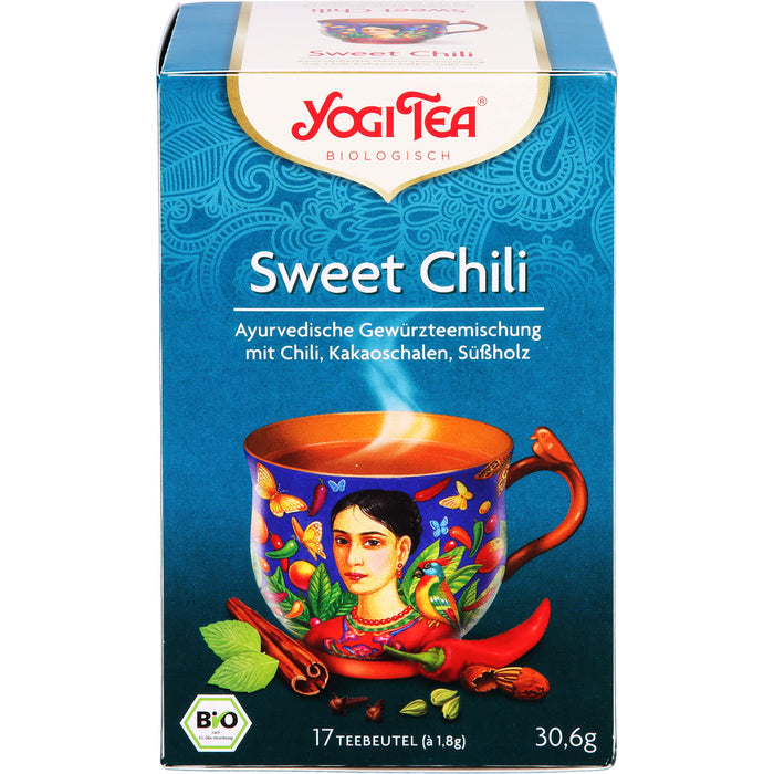 YOGI TEA Sweet Chili ayurvedische Gewürzteemischung, 17 pc Sac filtrant