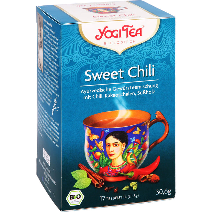 YOGI TEA Sweet Chili ayurvedische Gewürzteemischung, 17 St. Filterbeutel