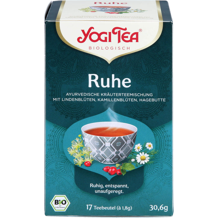 YOGI TEA Ruhe ayurvedische Kräuterteemischung, 17 pc Sac filtrant