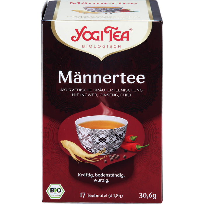 YOGI TEA Männer Tee ayurvedische Kräuterteemischung, 17 pc Sac filtrant