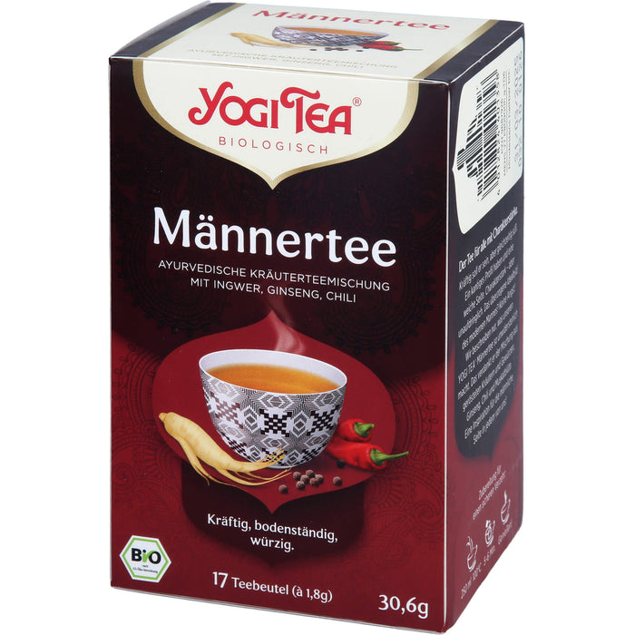 YOGI TEA Männer Tee ayurvedische Kräuterteemischung, 17 pcs. Filter bag