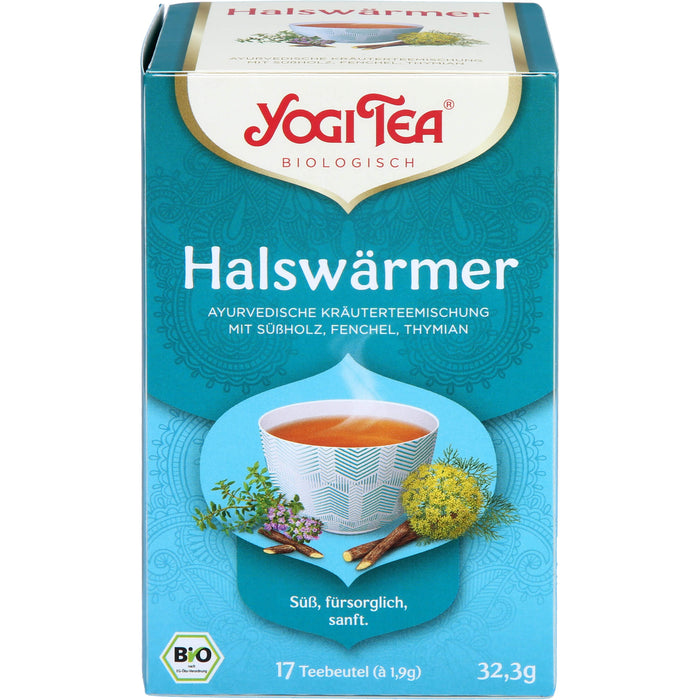 YOGI TEA Halswärmer ayurvedische Kräuterteemischung, 17 pcs. Filter bag