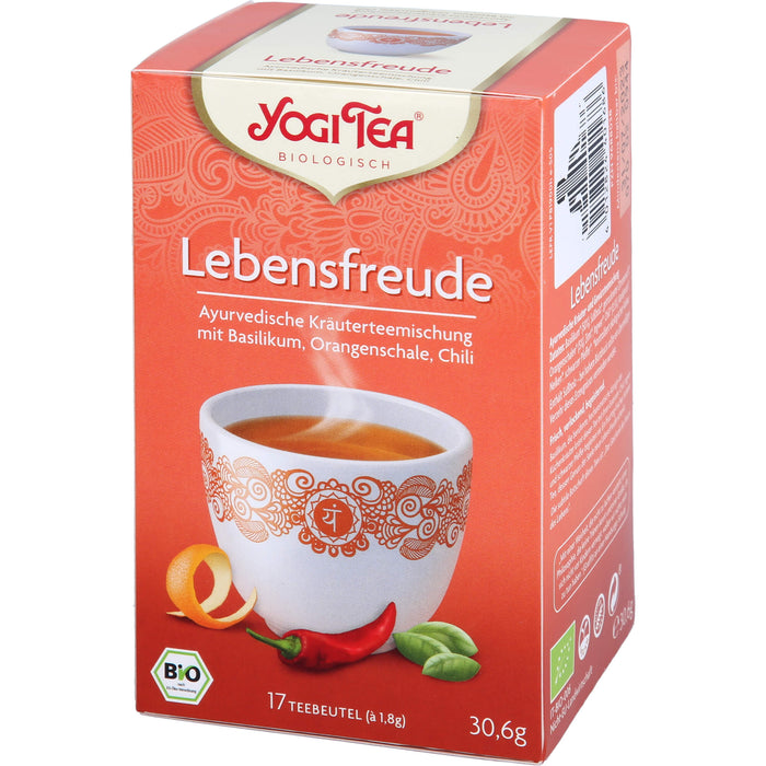 YOGI TEA Lebensfreude ayurvedische Kräuterteemischung, 17 pc Sac filtrant