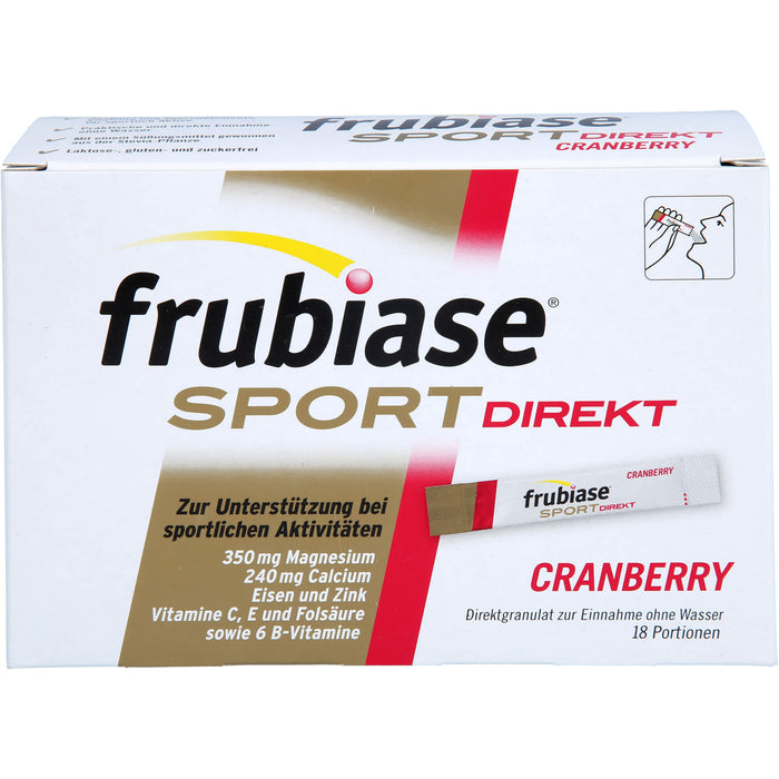 frubiase Sport direkt Cranberry, 18 St. Beutel