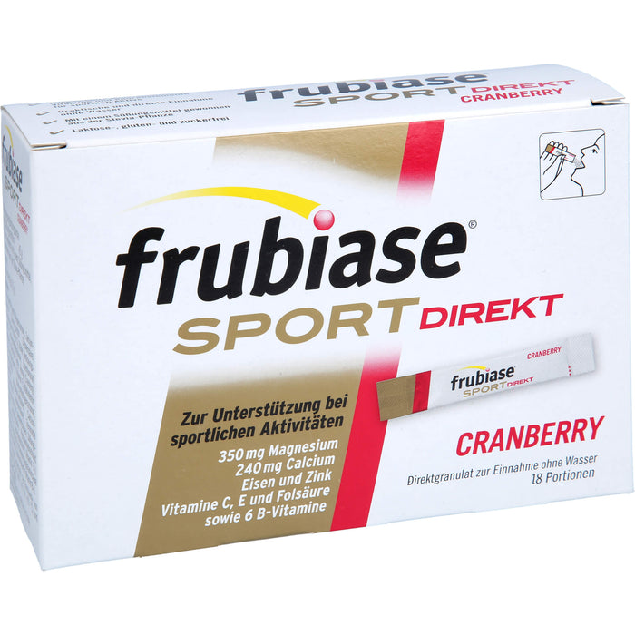 frubiase Sport direkt Cranberry, 18 pcs. Sachets