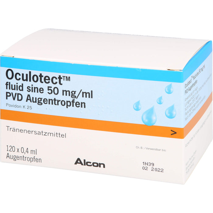 Oculotect™ fluid sine 50 mg/ml PVD Augentropfen, 120 St. Lösung