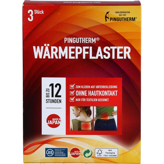 PINGUTHERM flex Wärmepflaster, 3 pcs. Patch