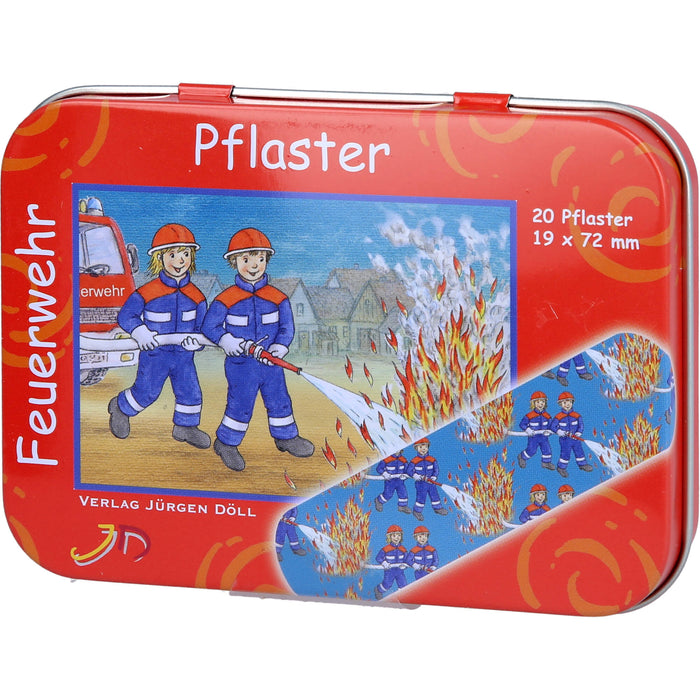 KINDERPFLASTER FEUERWEHR - BRIEFCHEN, 20 St. Pflaster