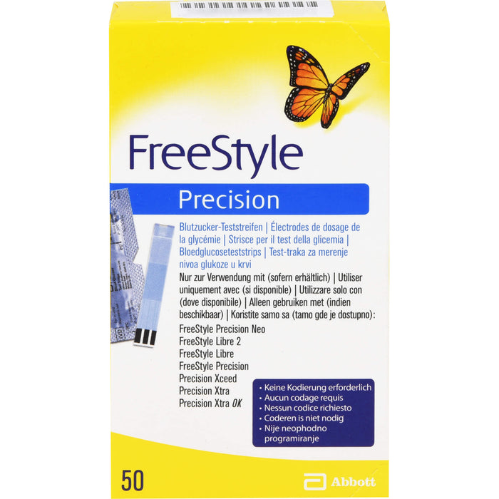 Freestyle Precision 1001 Art. Medical Blutzucker-Tesstreifen, 50 St TTR