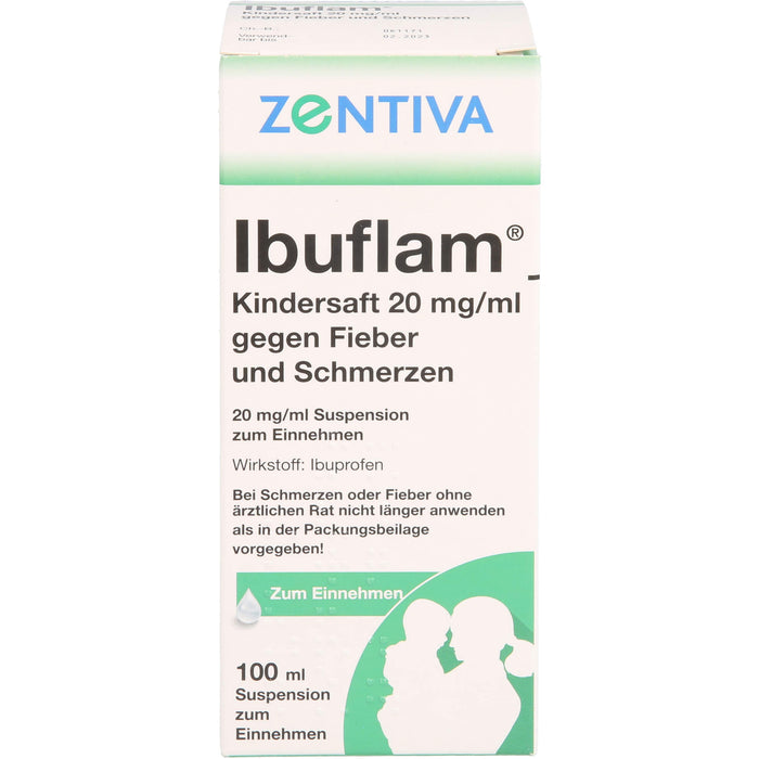 Ibuflam Kindersaft 2 %, 100 ml Lösung