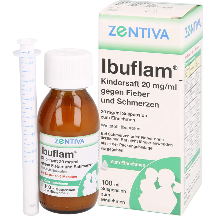 Ibuflam Kindersaft 2 %, 100 ml Lösung