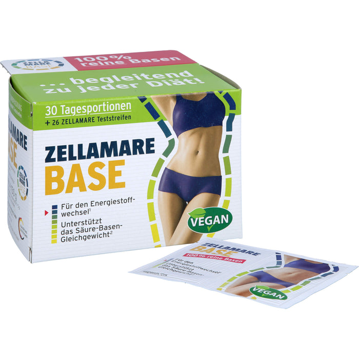 Zellamare Base Pulver unterstützt das Säure-Basen-Gleichgewicht, 30 pcs. Sachets