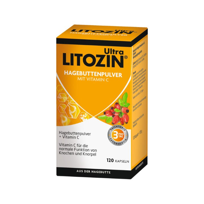 LITOZIN Ultra Hagebuttenpulver Kapseln, 120 pc Capsules