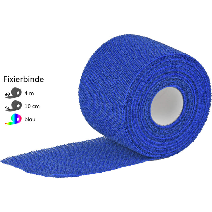 DracoElfi haft color Fixierbinde 10cmx4m blau, 1 pcs. Bandage