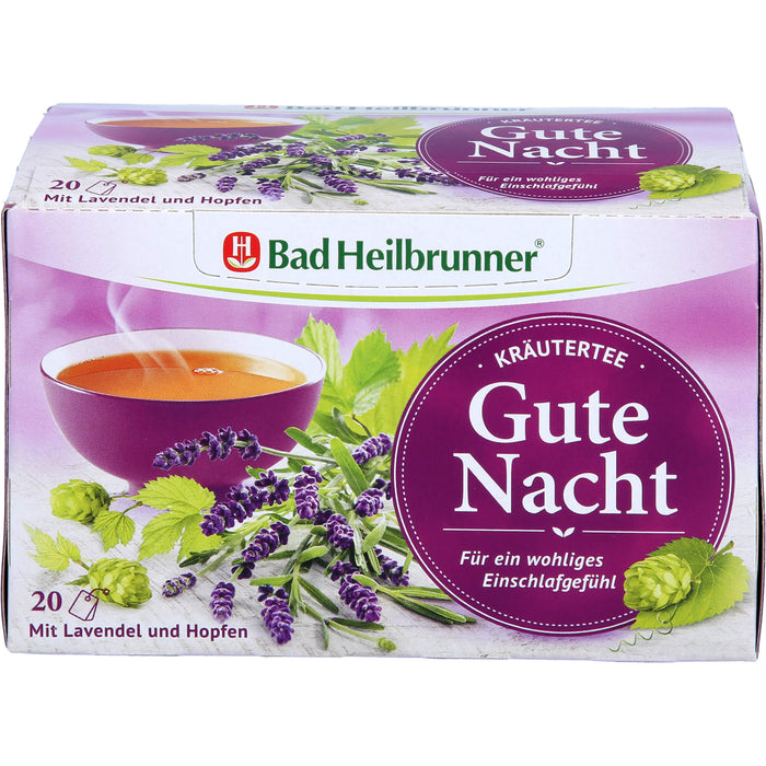 Bad Heilbrunner Kräutertee Gute Nacht, 20 St FBE