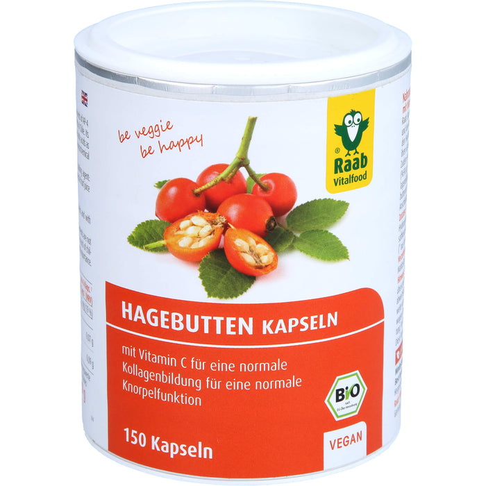 Hagebuttenkapseln Bio, 150 St KAP