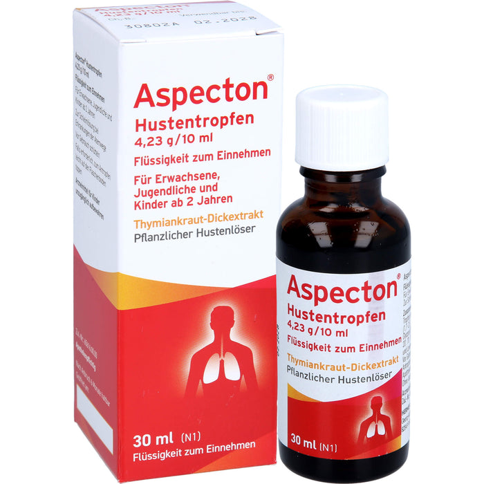 Aspecton Hustentropfen pflanzlicher Hustenlöser, 30 ml Solution