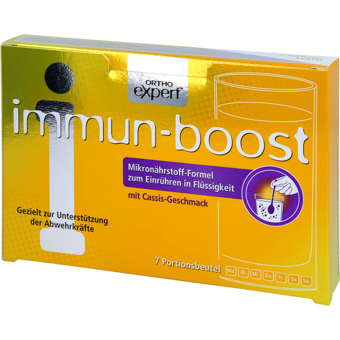 Orthoexpert immun-boost Cassis Trinkgranulat, 7 pc Sachets