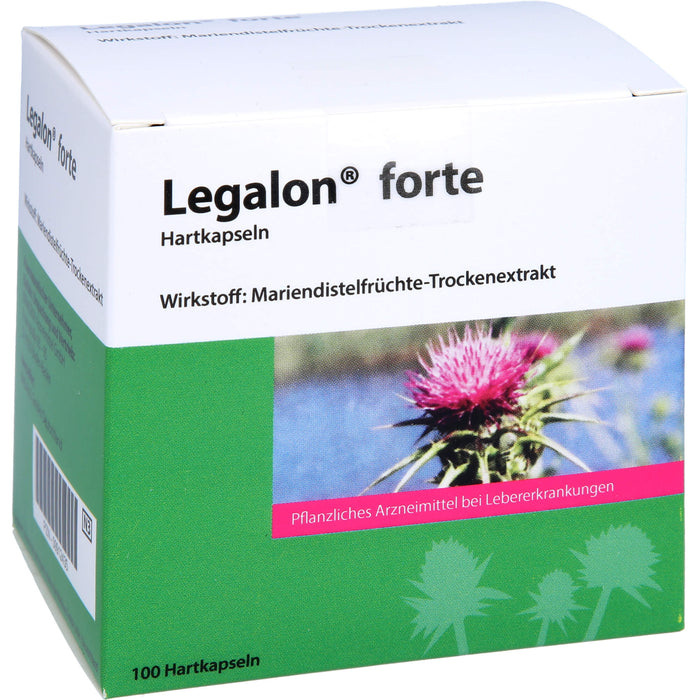 MADAUS Legalon forte Kapseln bei Erkrankungen der Leber, 100 pc Capsules