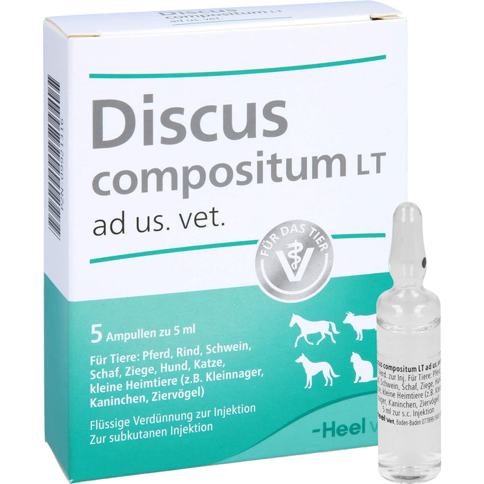 Heel Discus compositum LT ad us. vet., 5 pcs. Ampoules