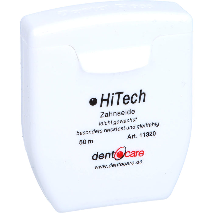 dentocare Hi Tech Zahnseide leicht gewachst 50 m, 1 pc Fil dentaire