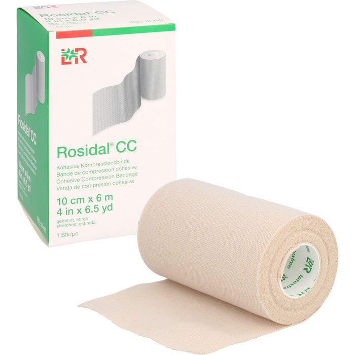 Rosidal CC Kohäsive Kompressionsbinde 10 cm x 6 m, 1 pc Bandage