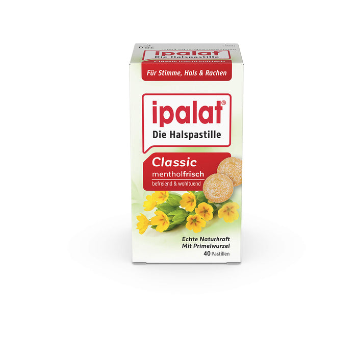 ipalat Die Halspastille Classic mentholfrisch, 40 pc Pastilles