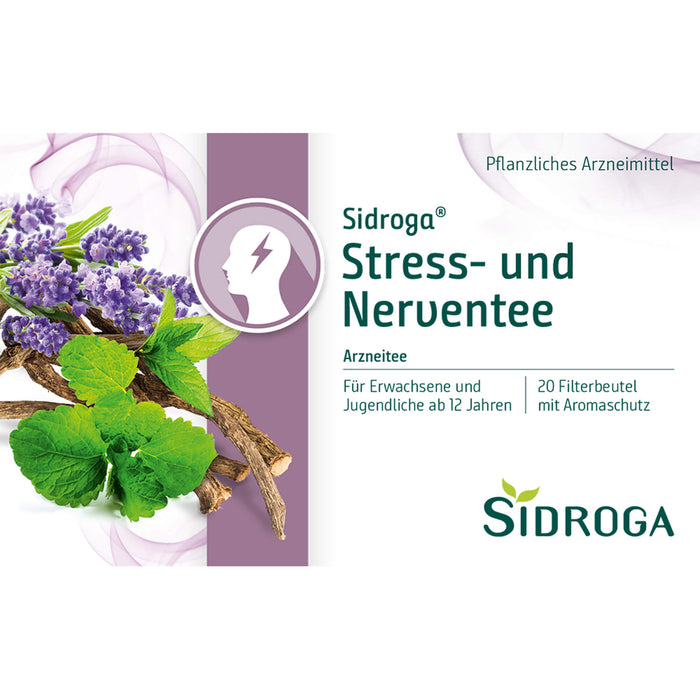 Sidroga Stress- und Nerventee, 20 pcs. Filter bag