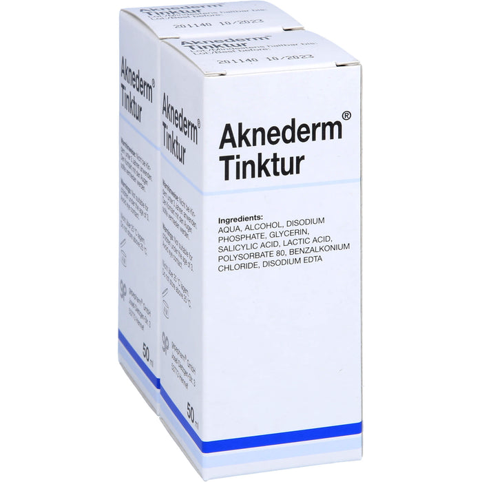 Aknederm Tinktur gegen Hautunreinheiten, 100 ml Solution