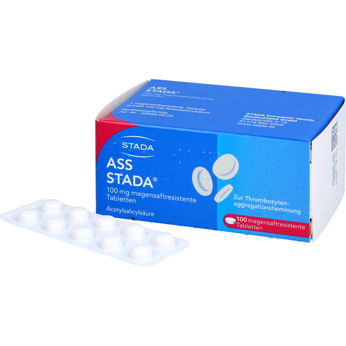 ASS Stada 100 mg Tabletten, 100 pcs. Tablets