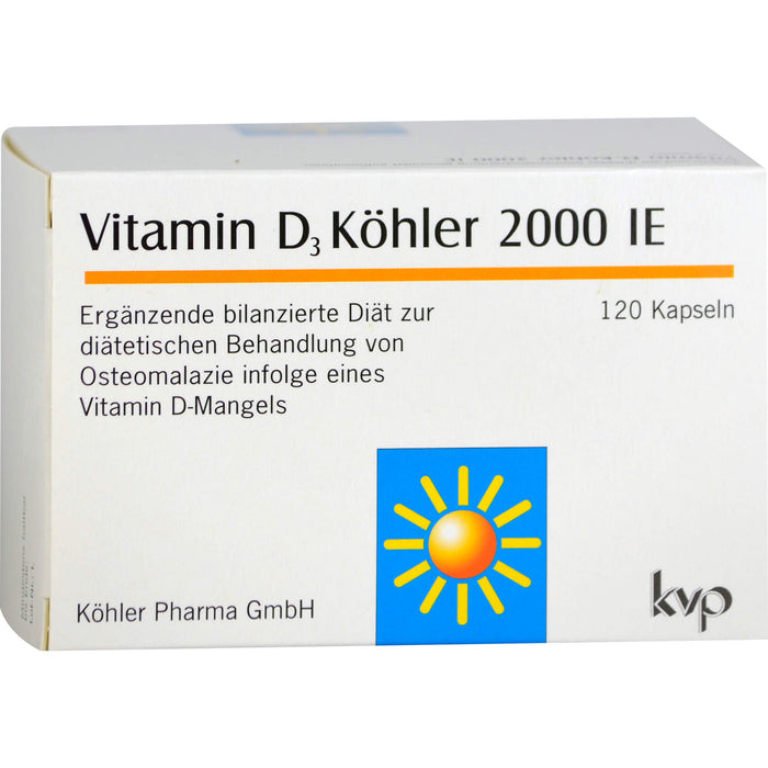 Vitamin D3 Köhler 2000 IE Kapseln, 120 pcs. Capsules