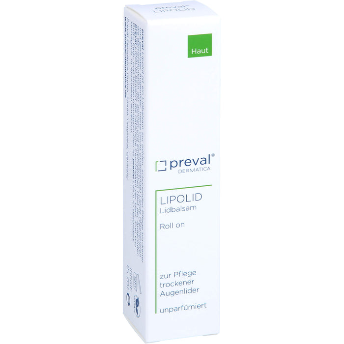 Preval Lipolid Lidbalsam Roll-On, 15 ml Crème