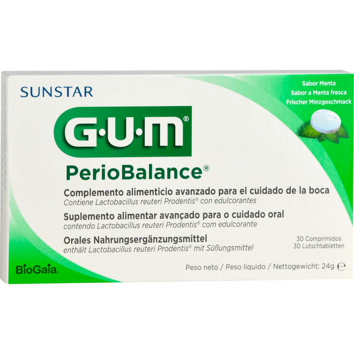 GUM PerioBalance Lutschtabletten, 30 pc Tablettes