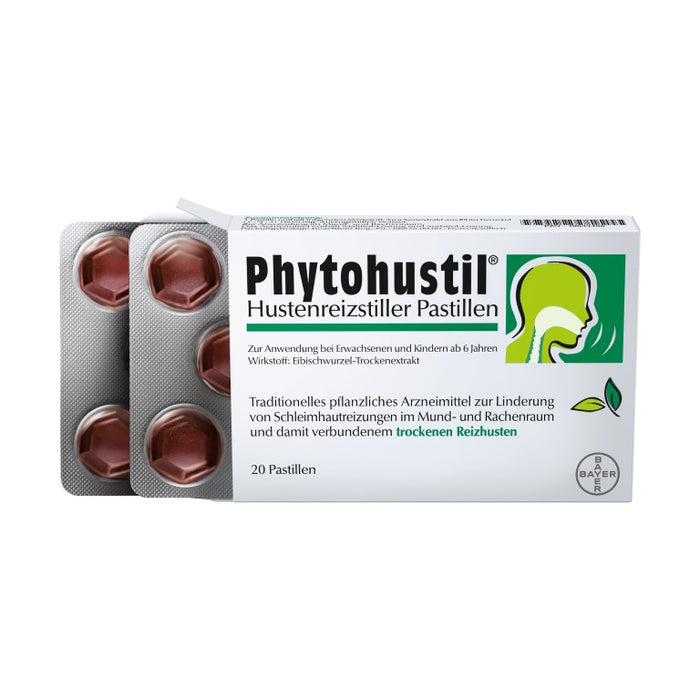 Phytohustil Hustenreizstiller Pastillen, 20 St. Pastillen