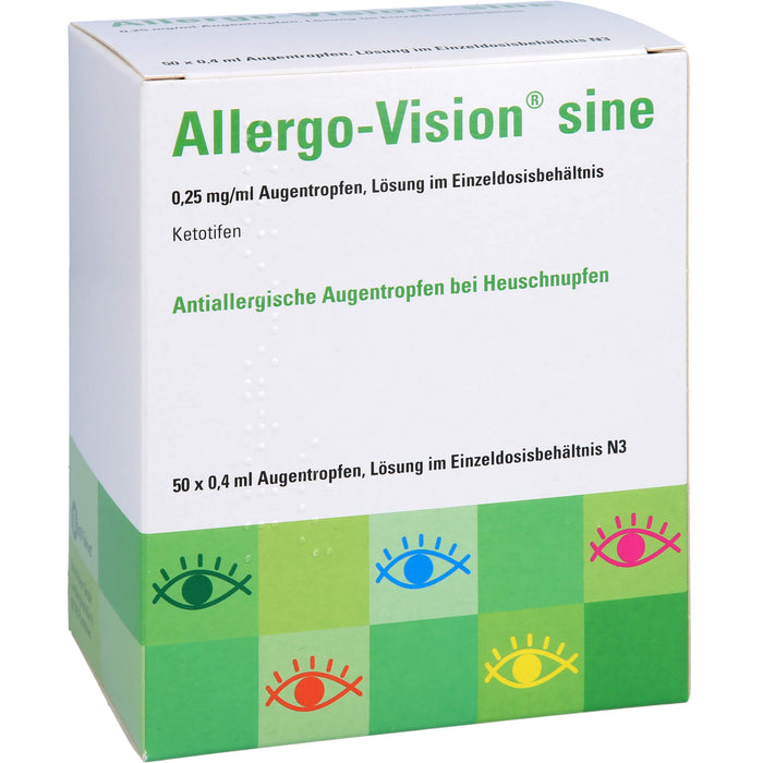 Allergo-Vision sine 0,25 mg/ml Augentropfen, Lösung im Einzeldosisbehältnis, 50X0.4 ml EDP