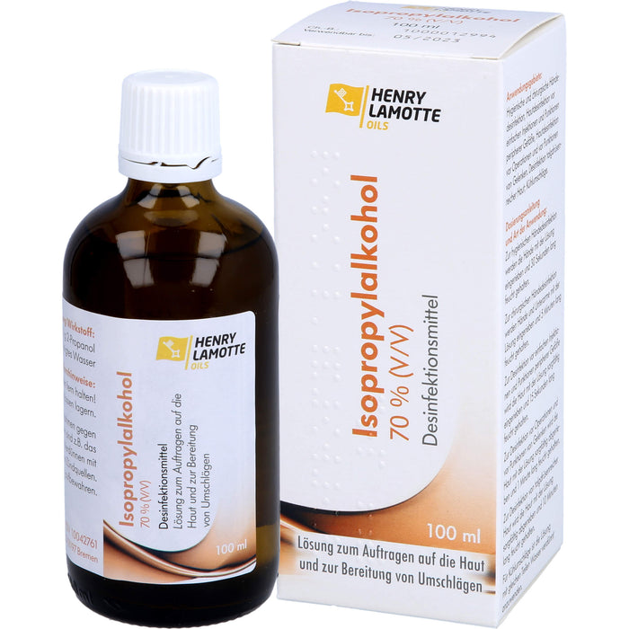 HENRY LAMOTTE Isopropylalkohol 70 % Desinfektionsmittel, 100 ml Solution