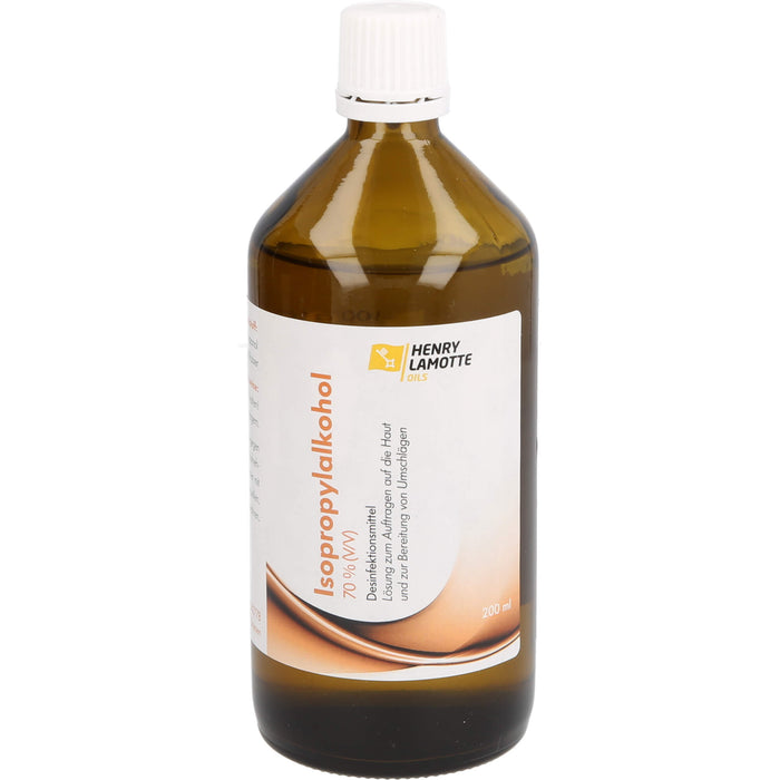 HENRY LAMOTTE OILS Isopropylalkohol 70 % Desinfektionsmittel Lösung, 200 ml Solution