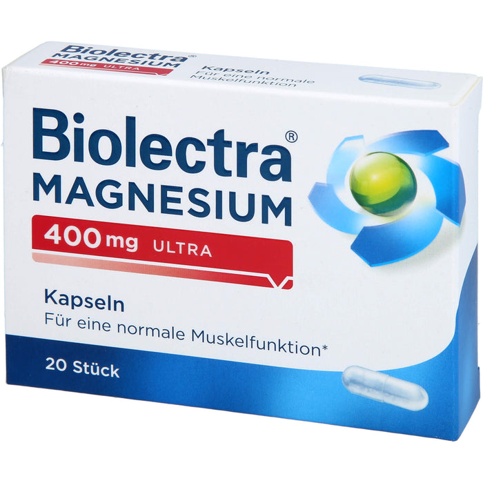 Biolectra Magnesium 400 mg ultra Kapseln, 20 pcs. Capsules