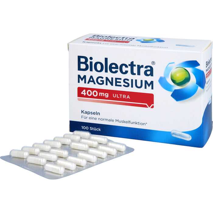 Biolectra Magnesium 400 mg ultra Kapseln, 100 St. Kapseln