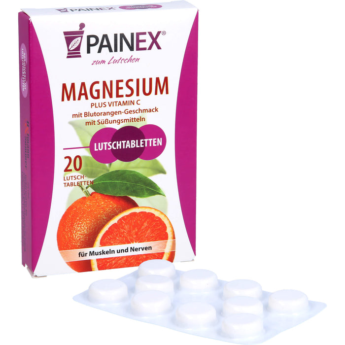 PAINEX Magnesium plus Vitamin C Lutschtabletten, 20 pcs. Tablets