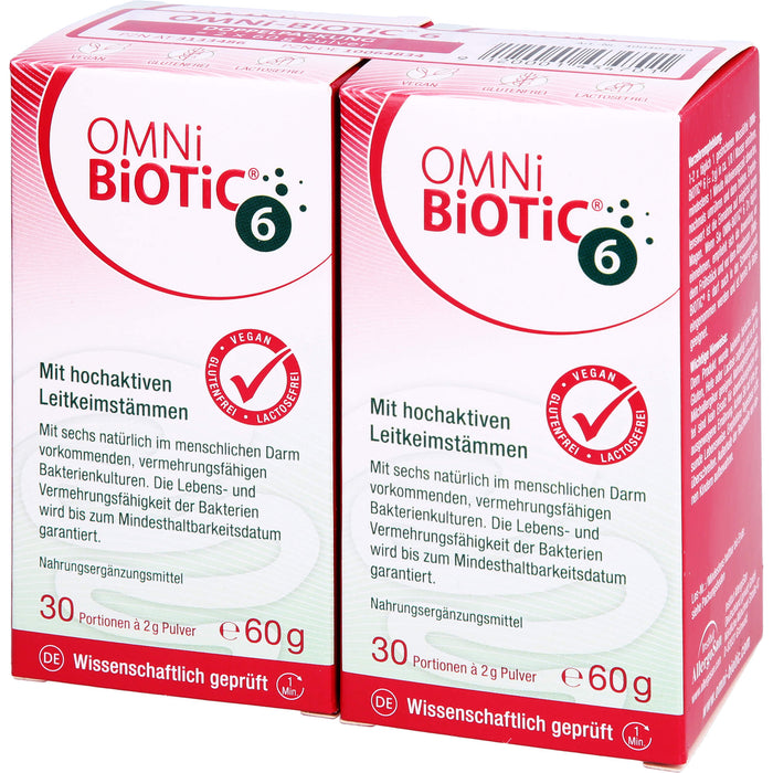 Omni Biotic 6 Doppelpackung, 120 g Powder