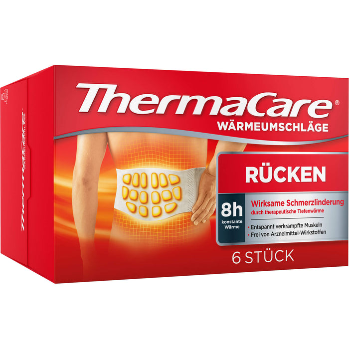 ThermaCare Wärmeumschläge bei Rückenschmerzen, 6 St. Pflaster