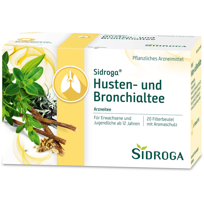 Sidroga Husten- und Bronchialtee, 20 St. Filterbeutel