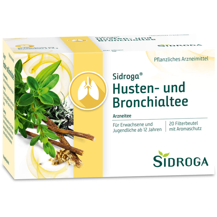 Sidroga Husten- und Bronchialtee, 20 pcs. Filter bag