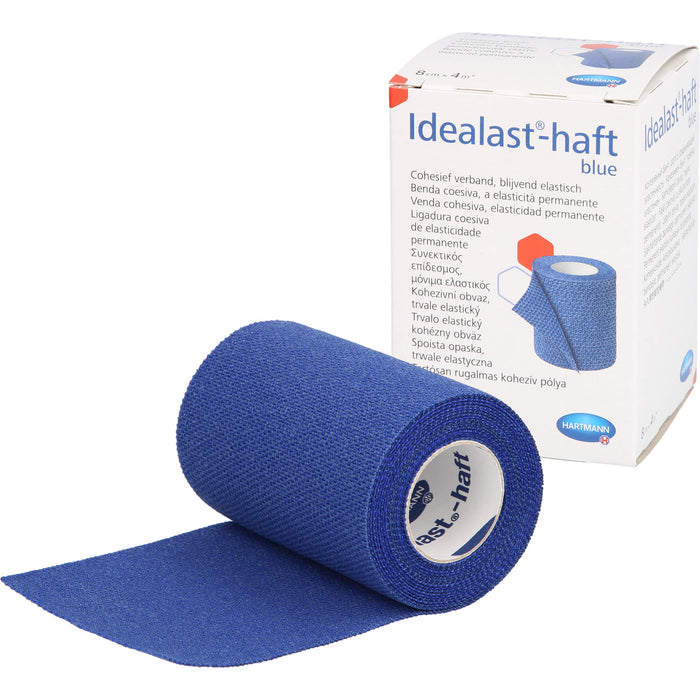 Idealast-haft color Binde 8cmx4m blau, 1 St. Binde