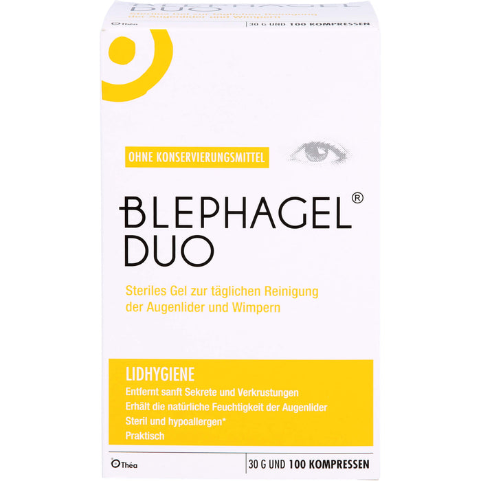 BLEPHAGEL DUO steriles Reinigungsgel zur Lidhygiene, 1 pcs. Combipack