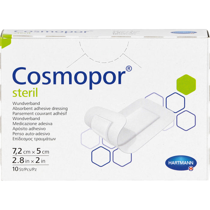 COSMOPOR steril 5x7,2cm CPC, 10 St PFL