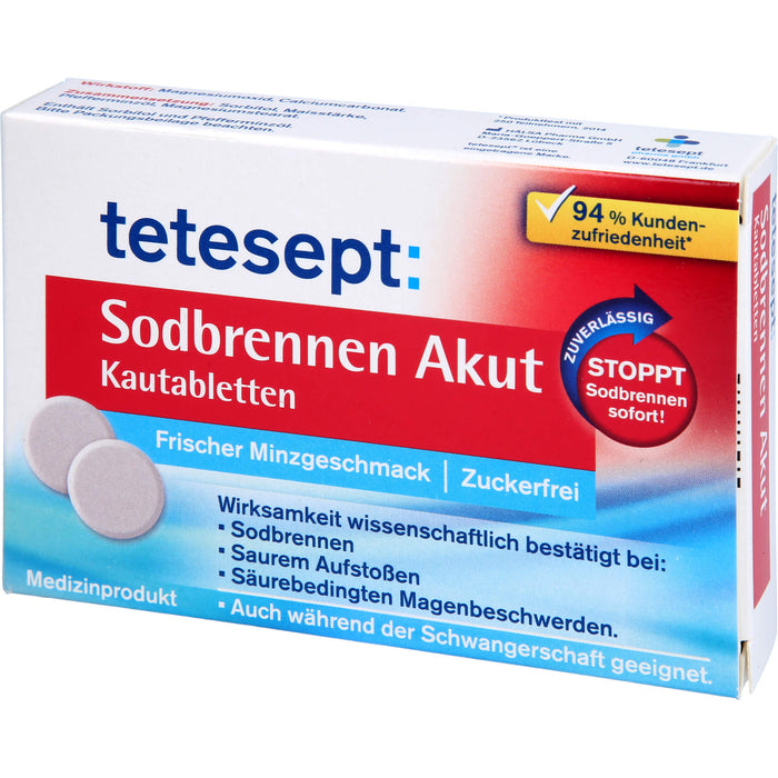 tetesept Sodbrennen Akut, 20 pc Tablettes