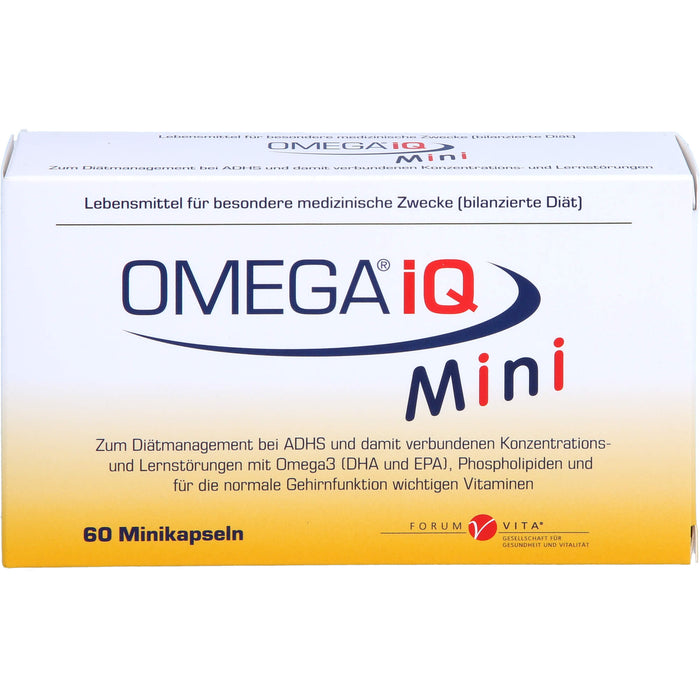 FORUM VITA Omega iQ Mini Kapseln, 60 pcs. Capsules