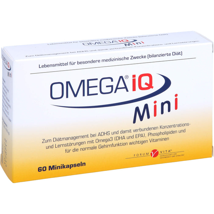 FORUM VITA Omega iQ Mini Kapseln, 60 pcs. Capsules